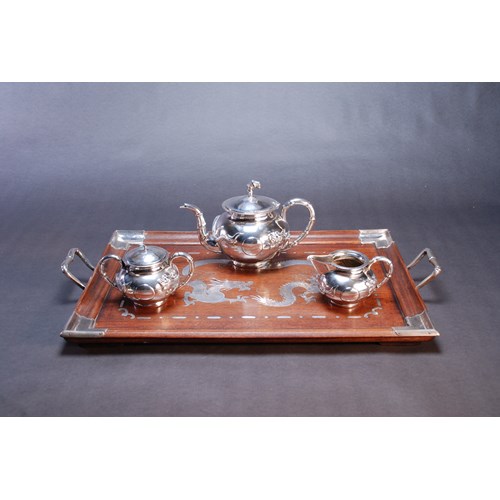 812. Chinese Export Silver Tea Service